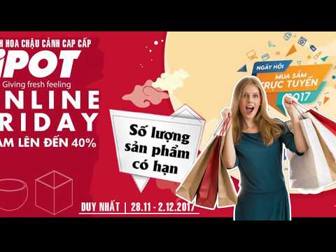 Online Friday – Sale up to 40% Chậu Composite iPOT